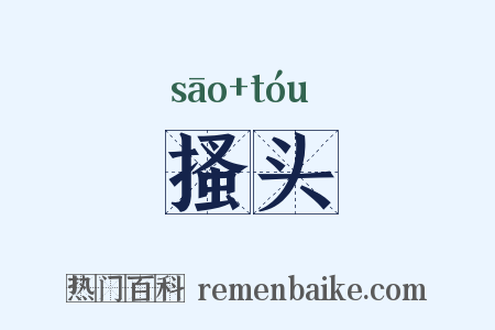 搔头是什么意思的图片